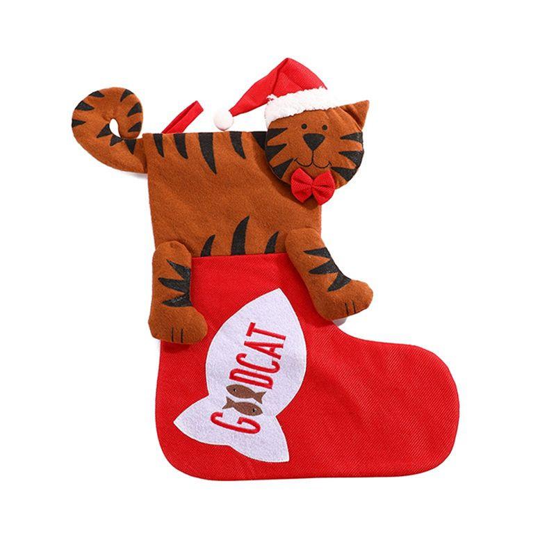 A20F-Christmas Stocking, Xmas Stocking,Large Design Hanging Stocking,Christmas Stocking For Kids And Animal Lovers