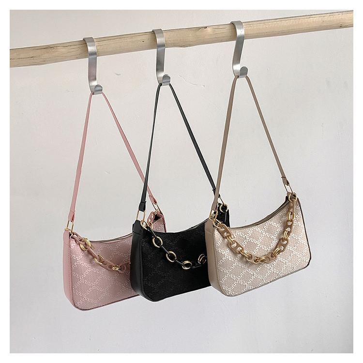 2023 New Summer Fashion Handbag Women Shoulder Bag Street Style Pu Material
