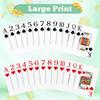 2 Pack Playing Cards | Large Print Playing Cards | Easy to Shuffle, Premium Poker Cards for Card Games Family Game Night Table M