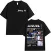 Rap Singer Anuel AA Real Hasta La Muerte Tour 2026 New Album Summer Unisexs Womens Hip Hop Gothic Tshirt Cotton Unisexs Tshirt