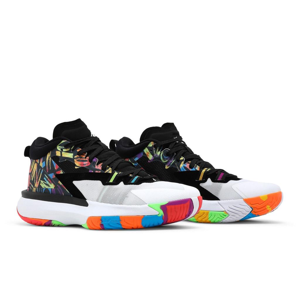 Air Jordan Zion 1 ' ' (Unisex) Schwarze / Hellrote / Gelbe / Weiße Basketballschuhe DA3130 001