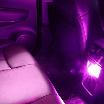 Car Cigarette Lighter USB Atmosphere Light LED Mini Colorful Night Light Wiring-Free Car Interior Lighting Accessories Supplies