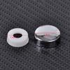 4 Stück ABS Schraubenmutterkappe + Schraubenabdeckung Set Universal für Auto LKW Motorrad Sicherheit Kennzeichenhalter Montage Schrauben Bolzen