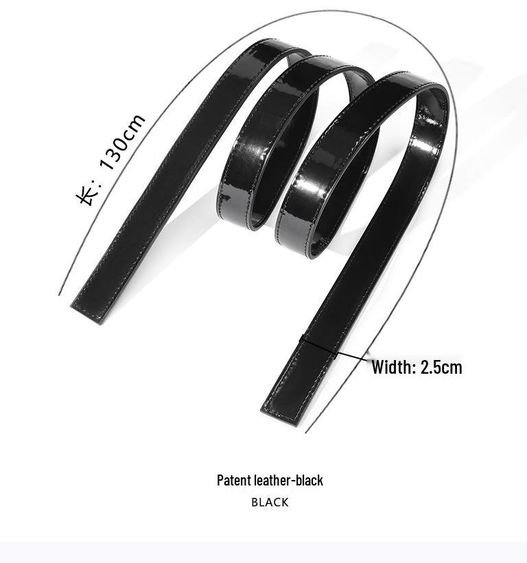 Paski ze skóry bydlęcej: D-63 Oryginalne Akcesoria Bagażowe DIY - Opcje Płaskie, Krzyżowe, Tkane Liczi