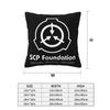 Scp Foundation 2 Pcs Square Pillowcase Pillow Cover Cushion Decor Comfort Throw Pillow For Home Bedroom