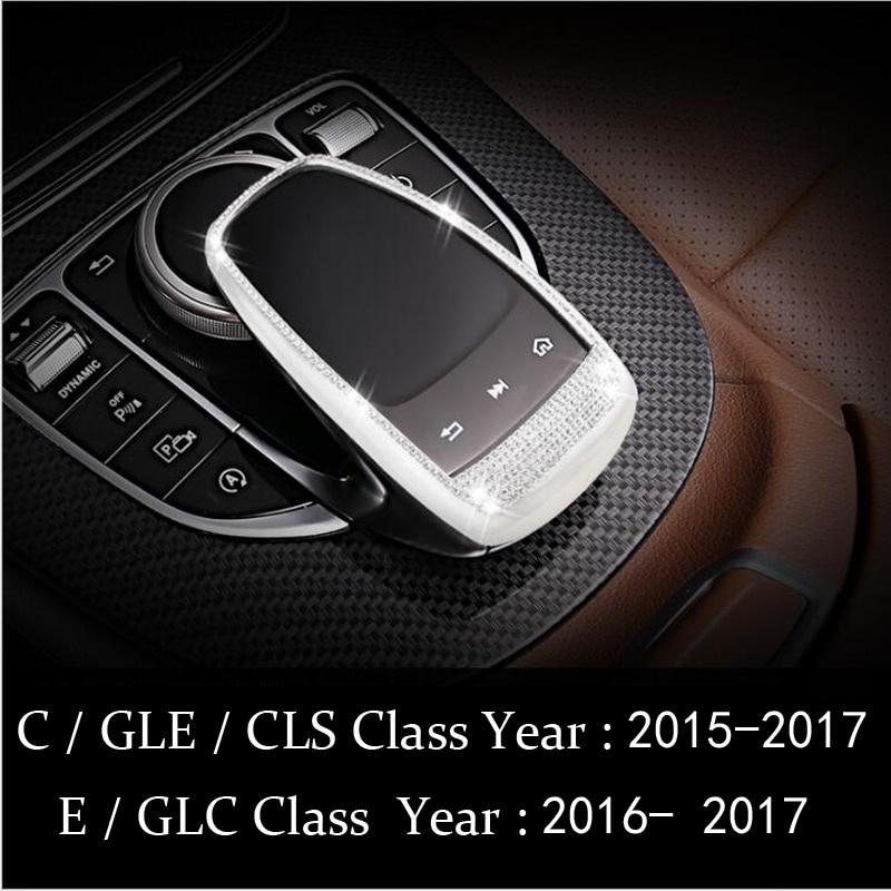 

Car Control the mouse Touchpad Frame Cover sticker Car-styling For C E Class GLC GLE CLS W205 W213 X253 срібний