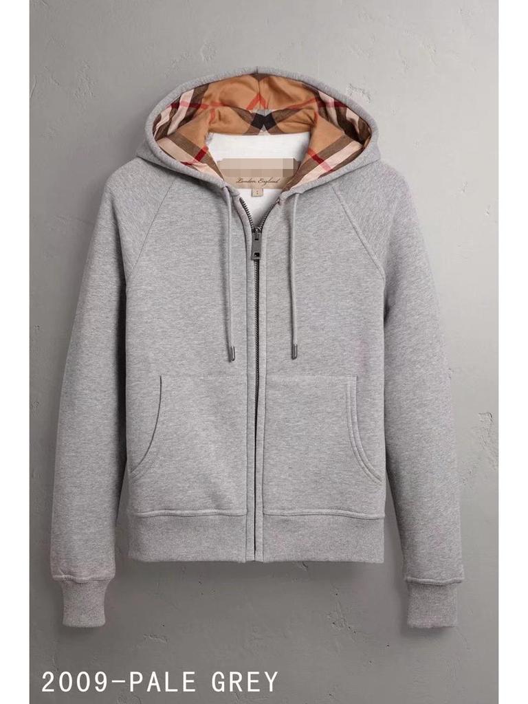 Wysokiej jakości męska bluza rozpinana z kapturem w brytyjskim stylu z haftowanym logo