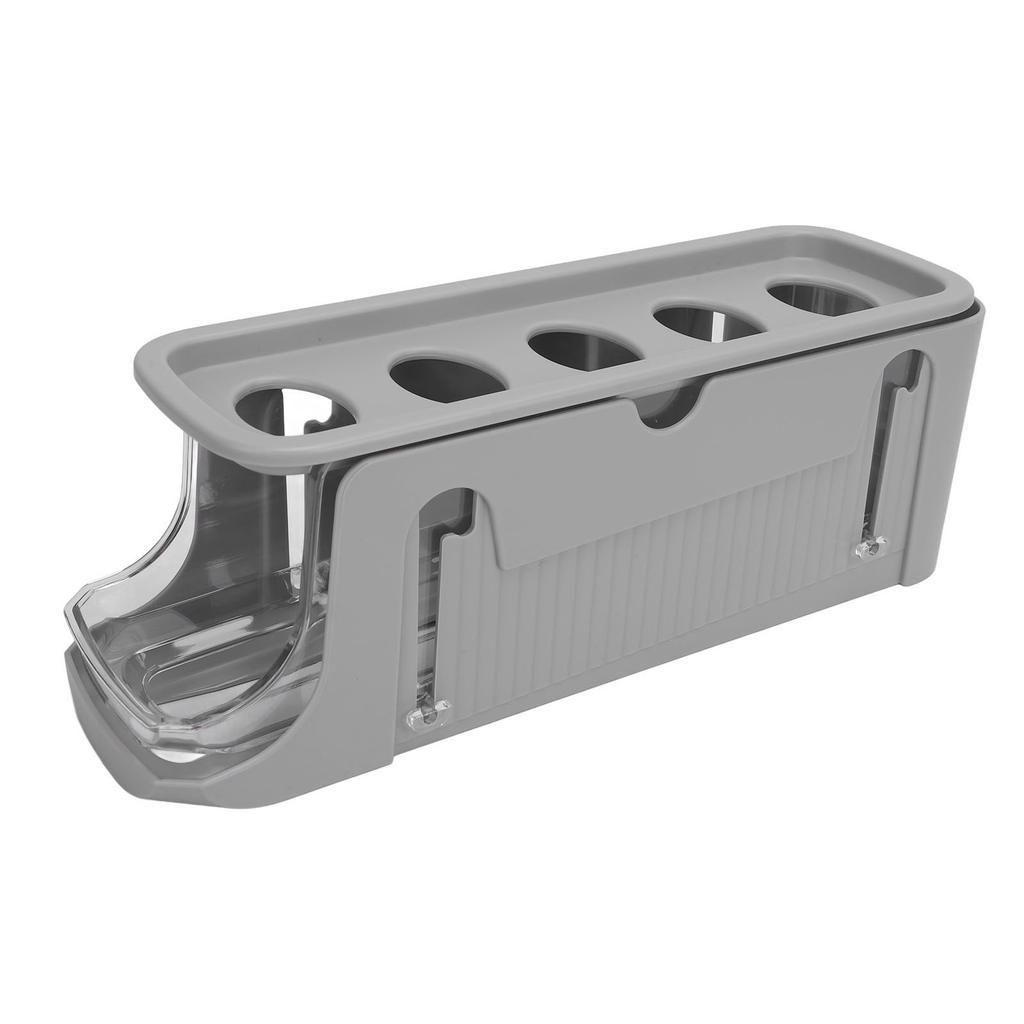 Rolling Egg Dispenser for Refrigerator Space Saving 2 Tier Automatic Egg Storage Container   for Refrigerator Kichen Cabinet