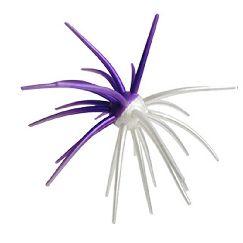 Sea Urchin Baits Lures General Casting Fishing Accessory, Soft Plastic Elastic Body with Flexible Arm Profile, Single Pack for Lake Use