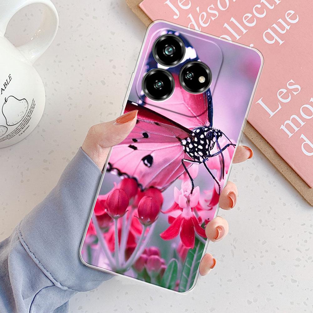 Pour ZTE Axon 60 4G Coque Pour ZTE Blade V60 4G Housse Pare-chocs Résistant aux Chocs Transparente Souple Silicone TPU Coque de Téléphone sur ZTE Blade V40S Funda