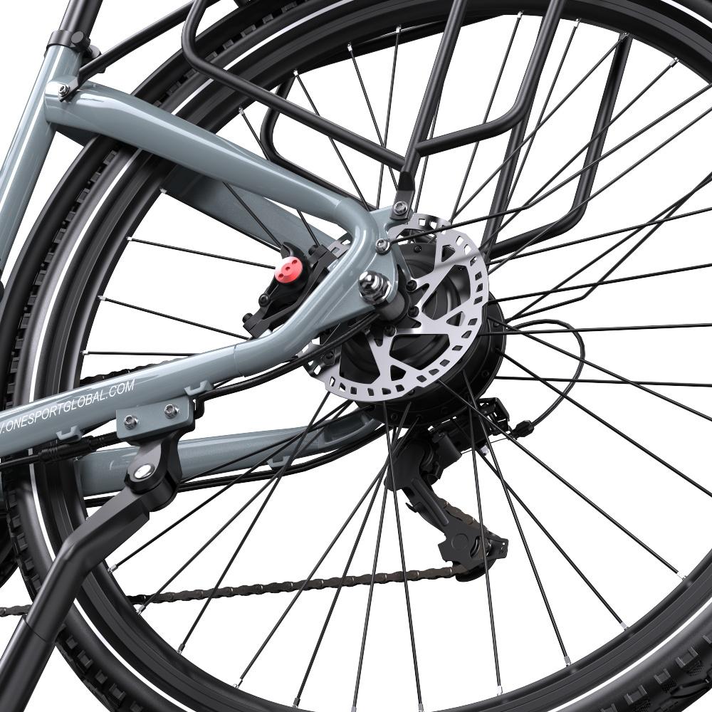 ONESPORT OT05 Pro 22.5AH battery, 250W motor, 700C*50C tires, 140 km range, 25 km/h speed, electric bike,2025