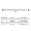 Strong Tension Rod Simple & Practical Curtain Rod Easy to Install Curtain Rod Perfect for Window Bathroom & Closet