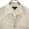 Gap Check Pattern Short Sleeve Cotton Shirt M White Men's Used