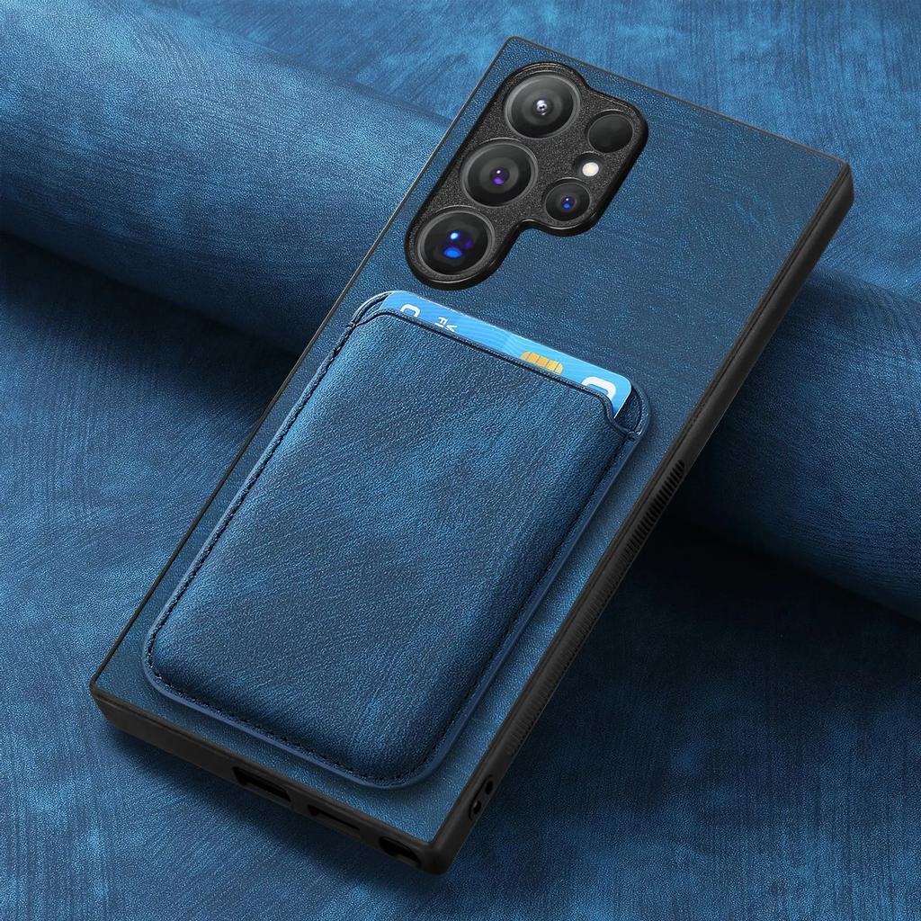 2 v 1 Odnímatelné Magnetické s Držákem na Karty Pouzdro na Telefon pro Samsung Galaxy S23 FE S24 S22 Ultra Plus A25 A35 A15 A05 A05S Kryt