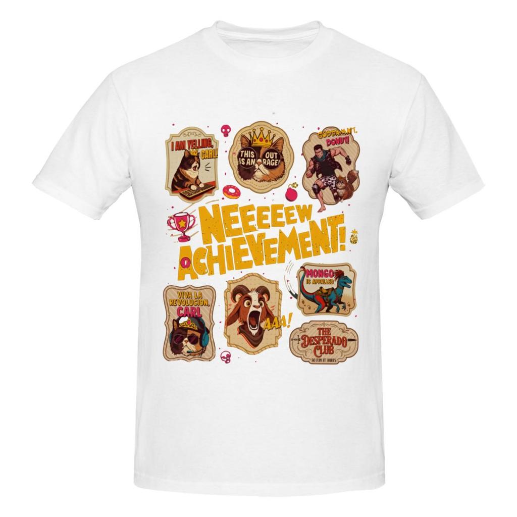 New Achieveunisext Dungeon Crawler Carl T Shirts Graphic Y2k Unique Crewneck Unisex Wounisex Tshirt Clothes