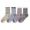 Boneless Female Loose Pile Socks, Cotton Socks, Cute Cartoon Dot Yarn, Sweat-absorbing Mid-calf Socks