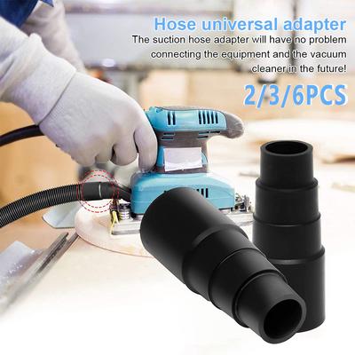 6Pcs Vacuum Cleaner Adapter 23mm To 35mm Durable Vacuum Hose Adapter Professional Extraction Hose Replacement for Power Tool