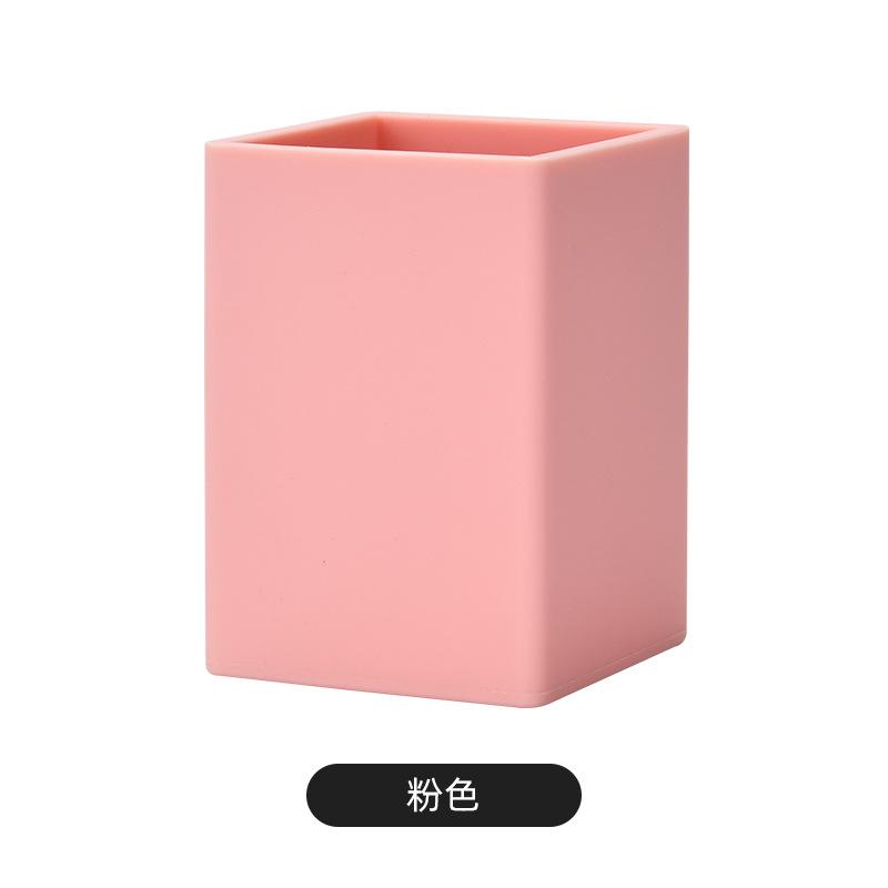 Silicone Printing Pen Holder, Desk, Study Creative Pen Holder, Desktop Ornament, Stationery, Storage Box.