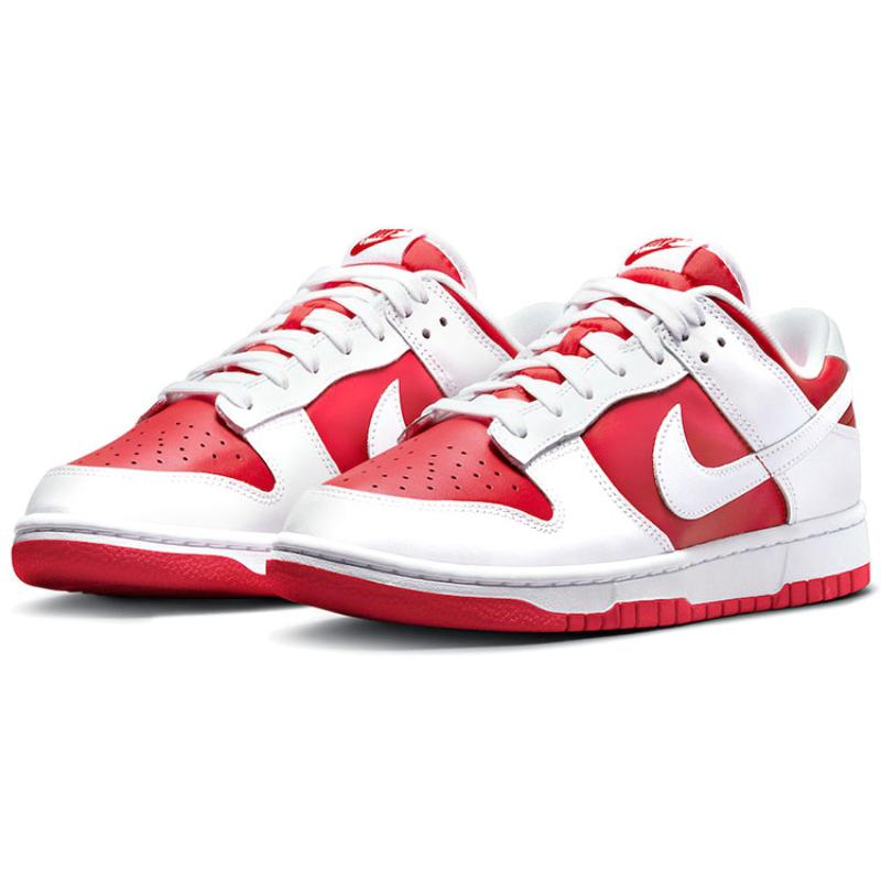Nike Dunk Low Championship Red Skate Shoes Sneakers DD1391-600