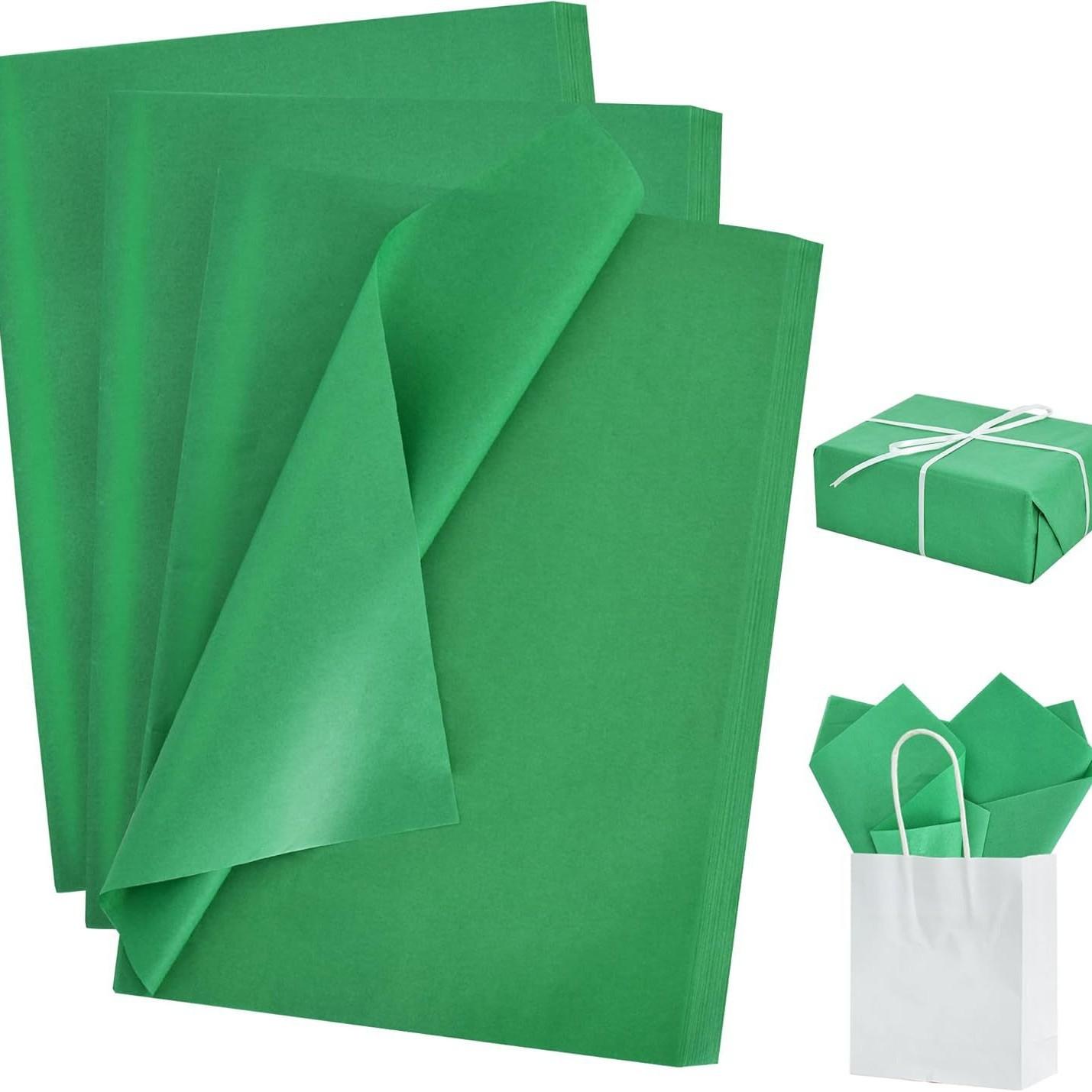 

Tissue Paper Bulk High-Quality Christmas Tissue Paper Diy Craft Paper Reusable For Diy Projects Christmas Decoration Gift Bags зелений