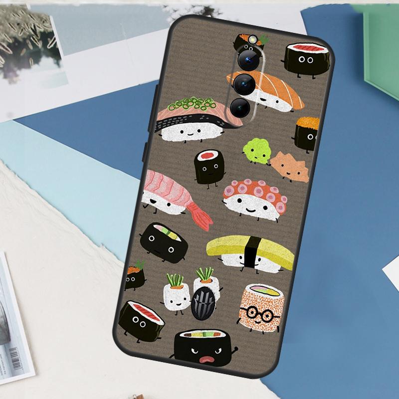Sushi-Essen für Nubia Red Magic 10 Pro Plus 6 7 Pro 6S 7S 5G 6R Hülle für RedMagic 8S 9S 8 9 Pro Plus