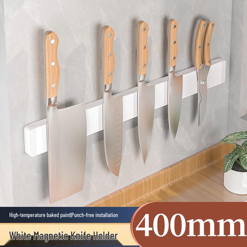 

Zhaoran 304 Stainless Steel Wall-Mounted Magnetic Knife Rack with Shelf