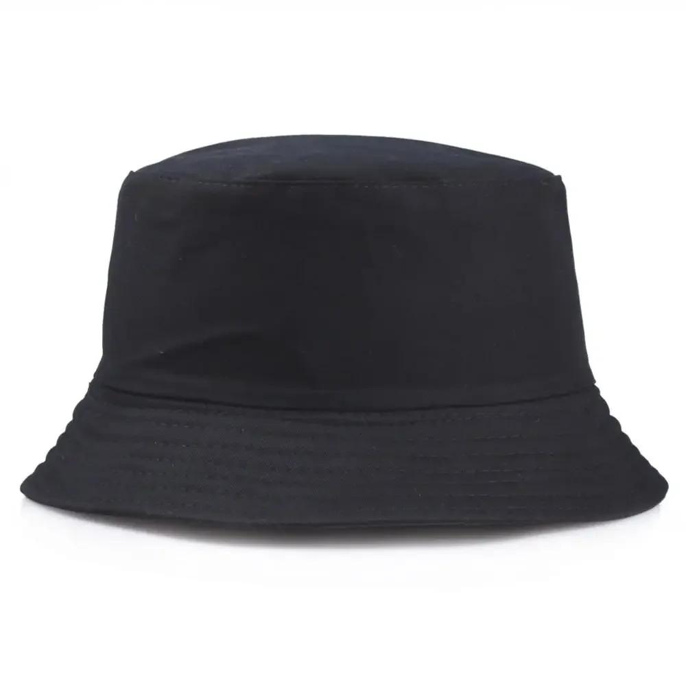 Wholesale Customized Logo Printed Bucket Hat For Women Cotton Men Outdoor Sun Protection Hip Hop Caps Fisherman Hat Gorros Bob