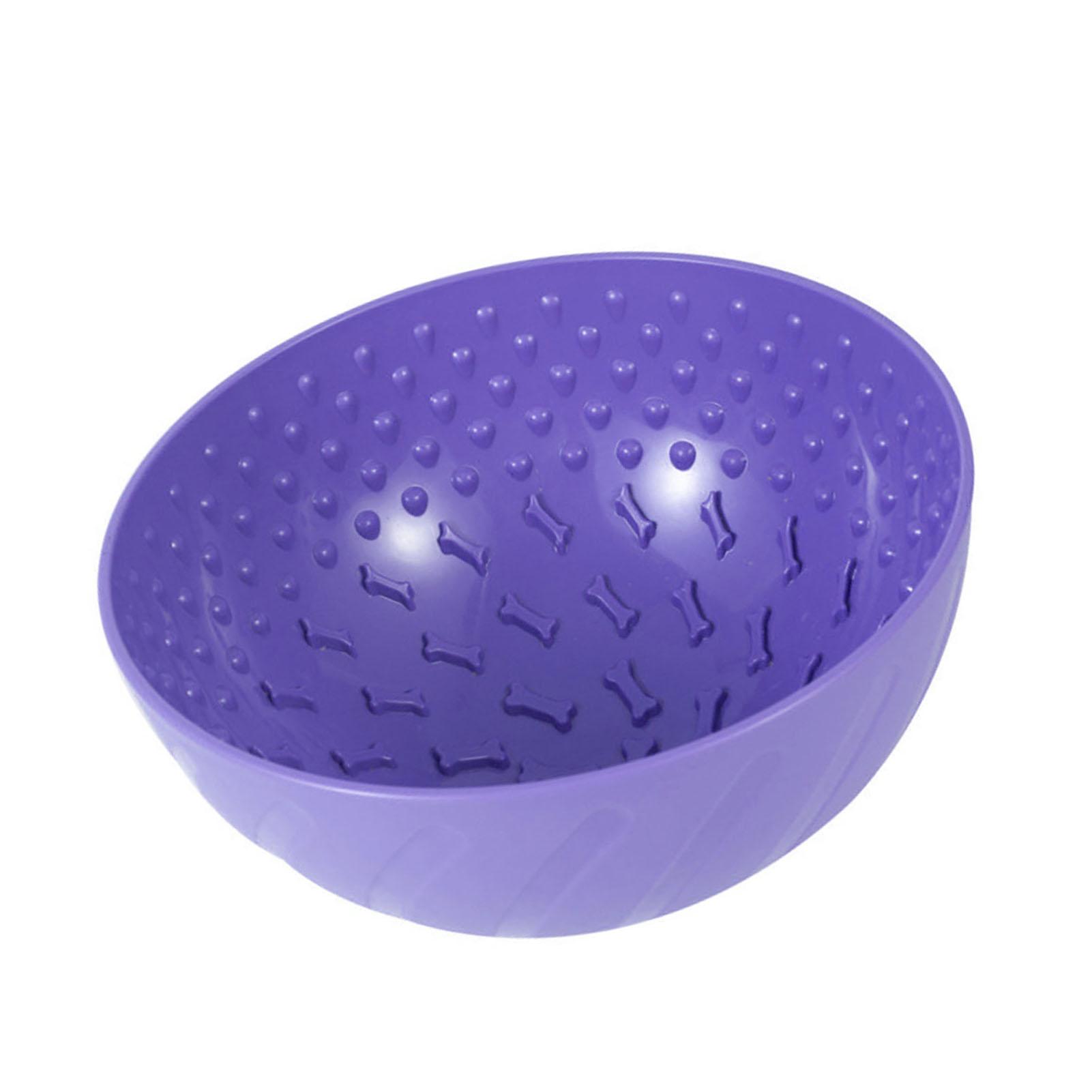 

Dog Lick Bowl Interactive Large Capacity Anxiety Boredom Relief Pet Slow Feeder Bowl for Dogs Puppies Cats Pets