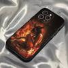 Gothic S-Satan Witch Phone Case For iPhone 16,15,14,13,12,11,Pro,Max,Plus,X,XS,SE4,E,Mini,Soft Black Case