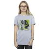 Disney Womens/Ladies Lightyear Buzz Tech Panel Cotton Boyfriend T-Shirt