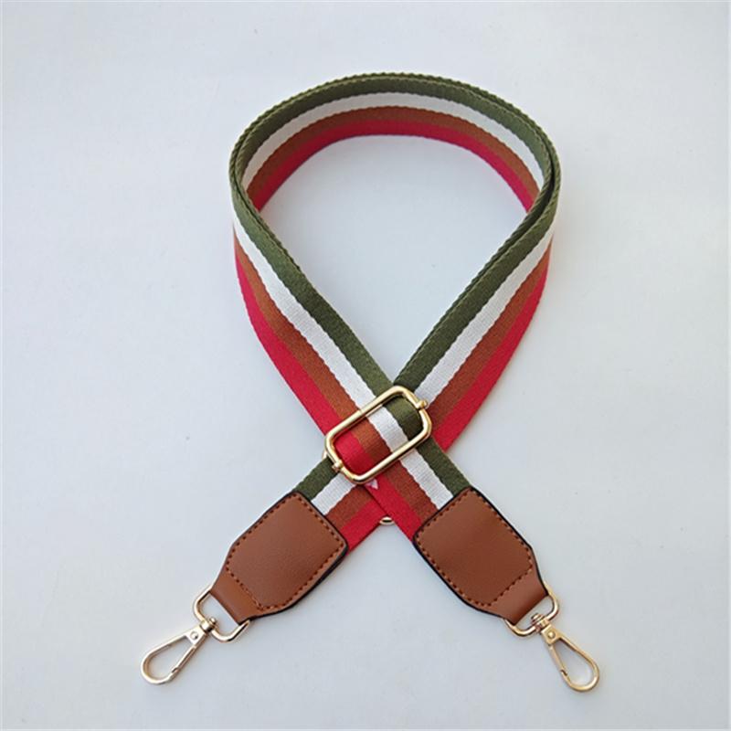 Colored Stripe Shoulder Strap Replacement for Women's Bags