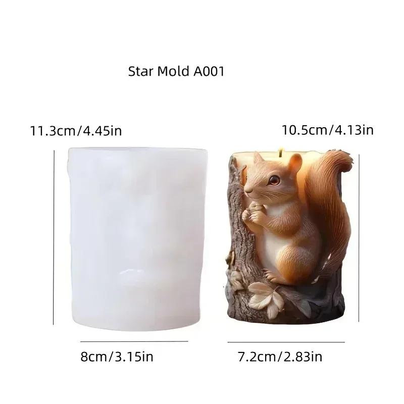 3D Bird branch relief cylindrical candle silicone mold bird Crow leaf branch resin mould Rose flower bird cement gypsum molds