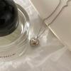 Sterling Color Graceful Lace Heart Charm Pendant Pendant Necklace Modish Stylish Gathering Party Event Choker Pendant Necklace Wedding