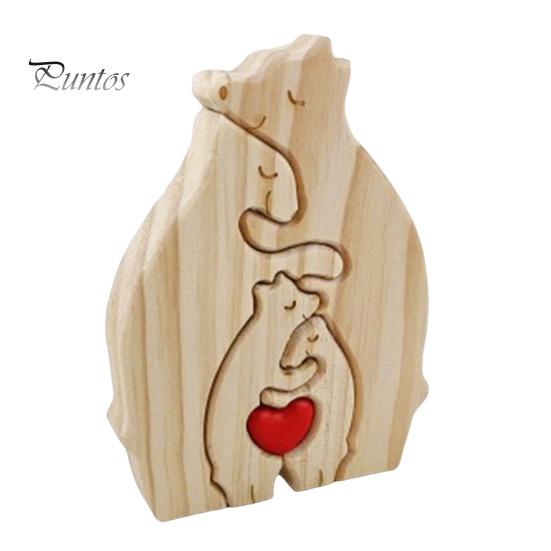 

Персоналізована головоломка «Дерев’яний ведмідь» із прізвищем «Дерев’яний ведмідь» 2–7. Настільна фігурка «Дерев’яний ведмідь». Скульптура для новоспечених батьків. C