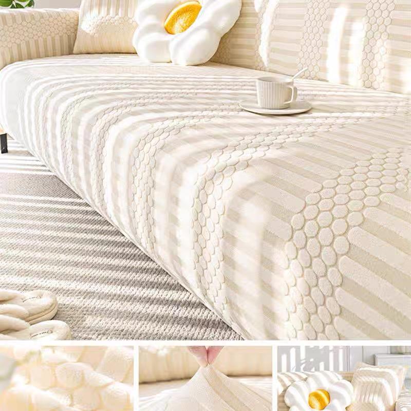 Grube nordyckie żakardowe pokrowce na sofę do salonu regulowane elastyczne pokrowce na sofy pokrowce na sofy na fotele antypoślizgowe pokrowce na kanapę