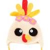 3D Funny Turkey Cap Crochet Hat Beanies Thanksgiving Day Knitted Handmade Photo Props Party