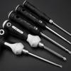 Double-Use Screwdriver Removable Hand Tool Chrome Vanadium Steel Repair Tool Handle Flathead Screw Driver