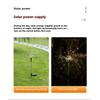 Outdoor 120-420 LED DIY Solar Firework Lights Garden Decoration Fairy Lights Waterproof Dandelion Lawn Lamp for Garden Landscape Lawn Decor
