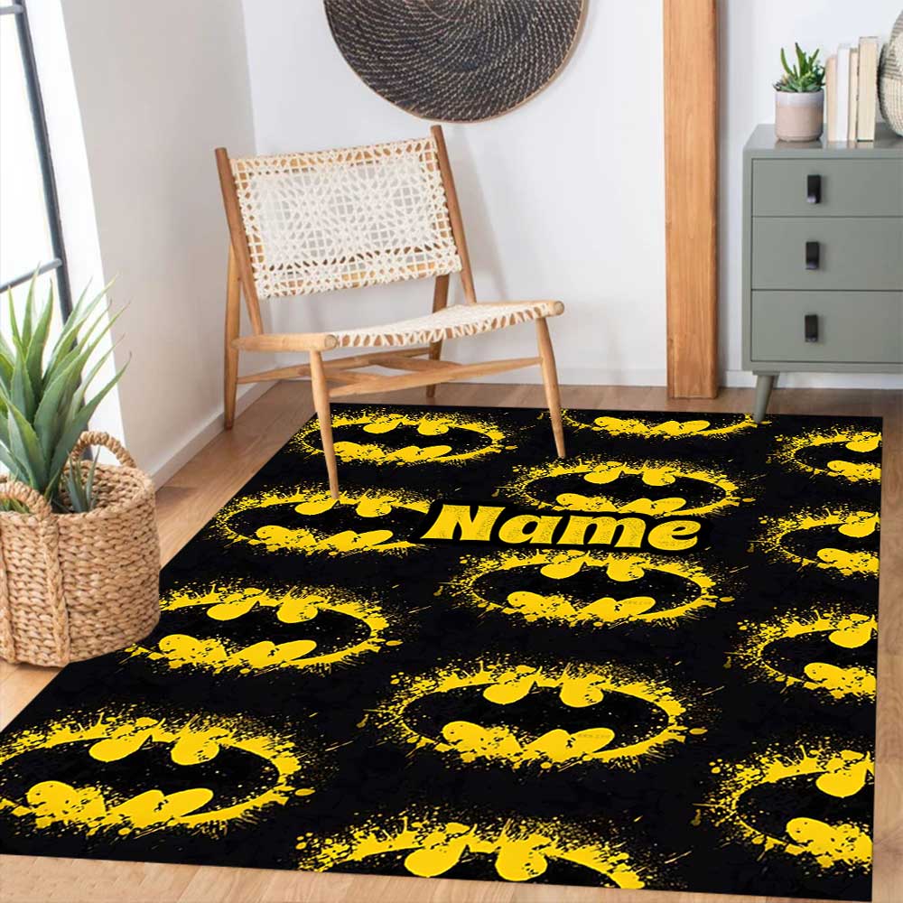 Warner (39) Customize your name rug, office chair cushion, home bedroom living room gift.