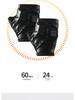 Gants Chauffants Intelligents Unisexe pour Automne/Hiver - Chaleur Demi-Doigts pour Sports, Gaming et Bureau