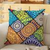 Tribal Indian Ethnic Pattern Cushion Cover Soft Durable Reversible Pillow Cover Home  Car MultiScene Daily Comfort Pillowcase