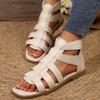 Fashion Women Sandals 2025 New Summer Elegant Shoes for Woman Low Heels Flat Casual Luxury Gladiator Sandals Women Sandalias De Mujer
