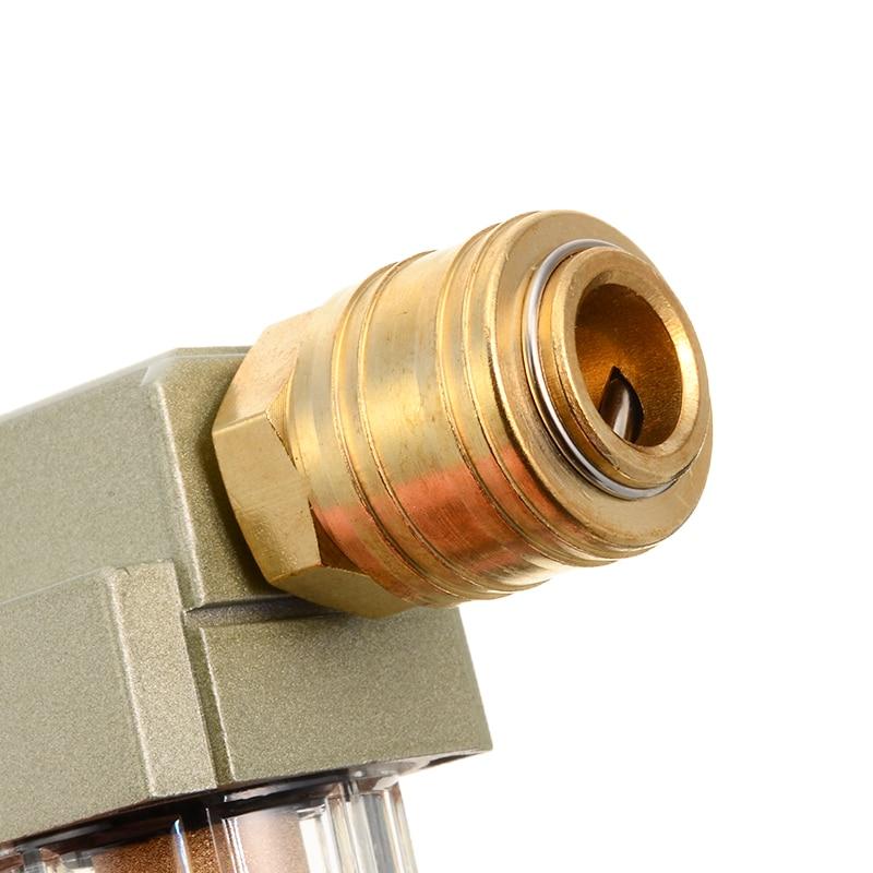 1 ks Odolný odlučovač oleje a vody Filtr filtru stlačeného vzduchu Včetně rychlospojky 1/4" Pro kompresorové nářadí