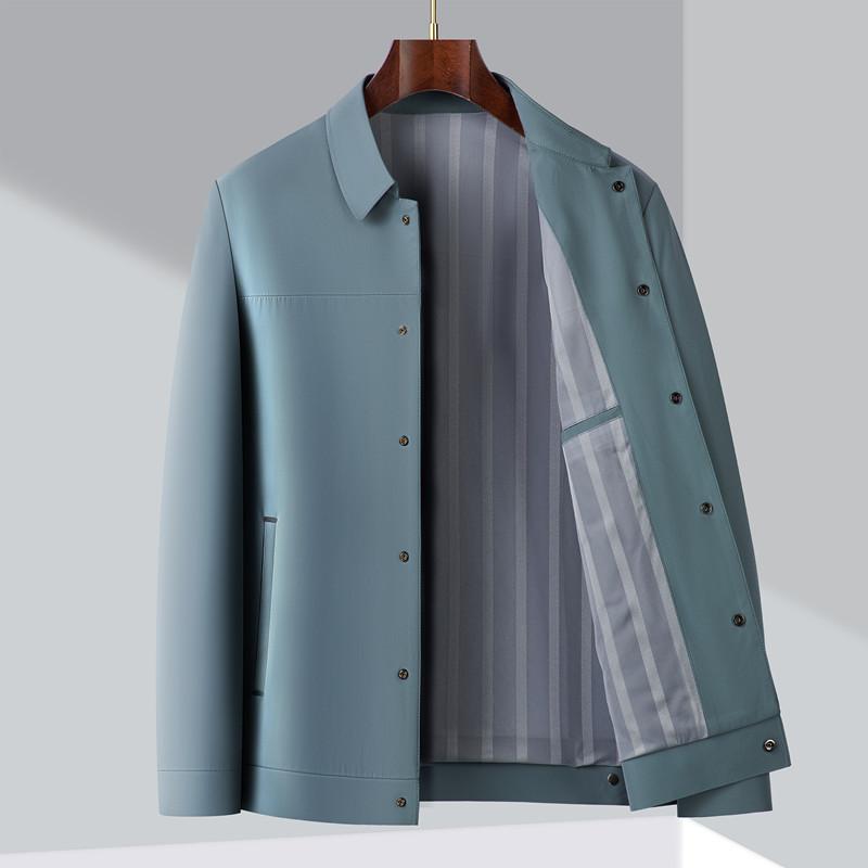 Men's Casual Lapel Jacket Business Thin Jacket Executive Top