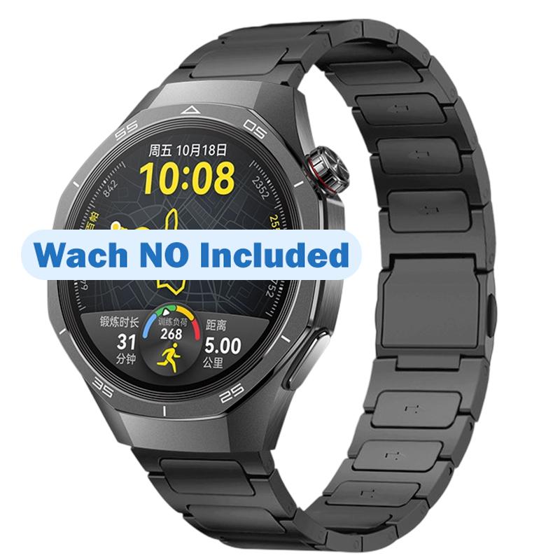 22mm Titanium Strap for Huawei Watch 5 GT6/5 Pro GT6/5 46mm Universal Bussiness Titanium Magnetic Wrist Band for Huawei GT6 5