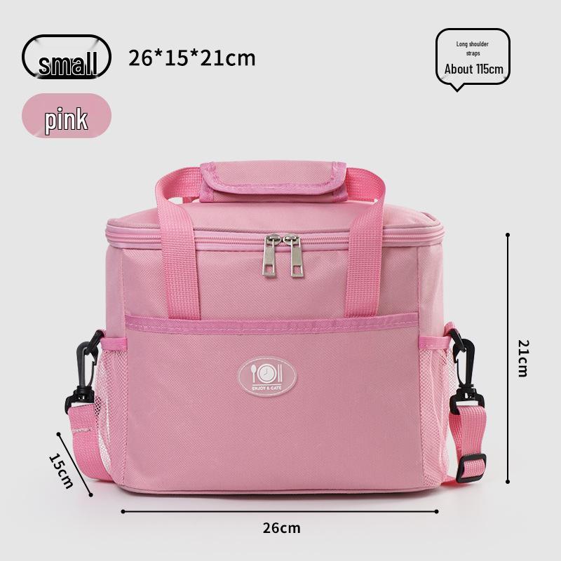 Large Capacity Insulated Picnic Bag with Ice Pack, Portable and Durable Lunch Box, Aluminum Foil Lining, Thickened Bento Bag for Outdoor Use.