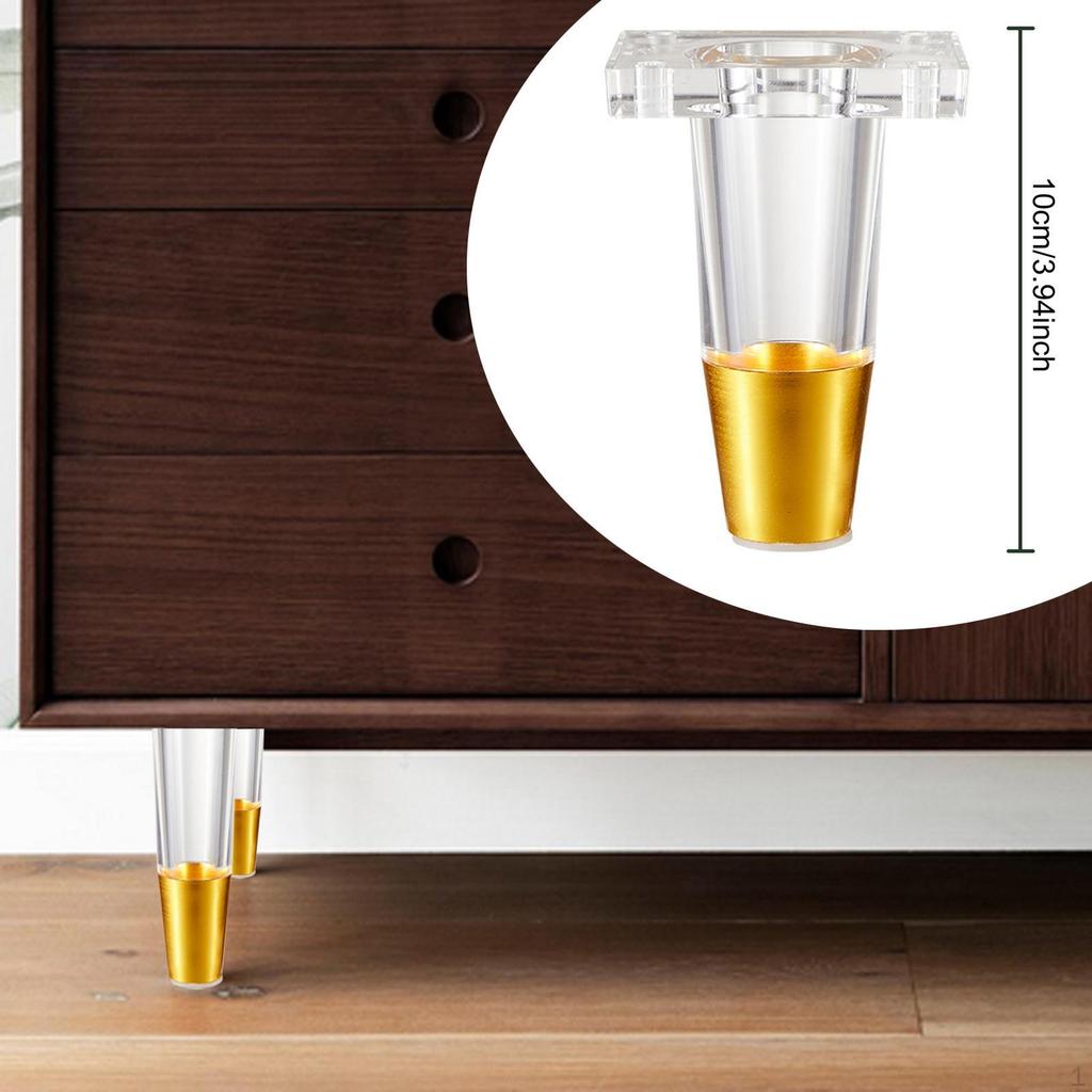 Acrylic Furniture Leg for Chair And Sofa, Design TV Cabinet Wardrobe