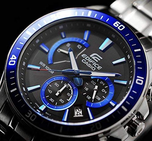 EDIFICE 100m Water Resistant Chronograph Watch EFR-552D-1A2 Men's [Used]