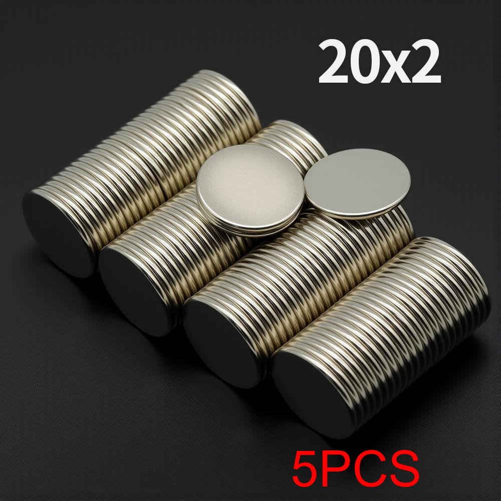 

20x2mm Powerful Neodymium Magnet N35 NdfeB Permanent Magnetic imanes Round Super Strong Fridge Magnets DIY