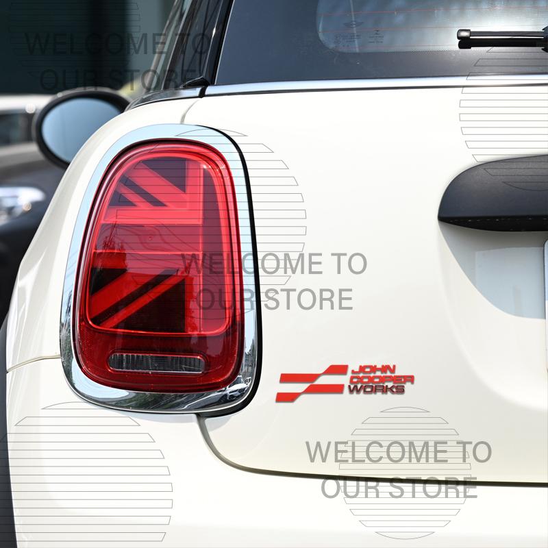 Decorazione Auto Metallo John Cooper Works JCW Emblema Lettere Adesivo 3D Per Mini Cooper S U25 J01 J05 F66 F65 F67 Adesivi Coda Posteriore Baule